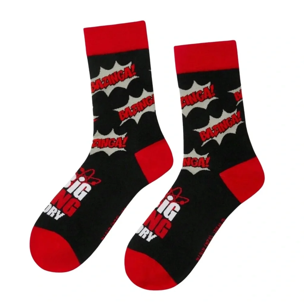 •Bazinga• Big Bang Theory Graphic Crew Socks Socks 3 for $21